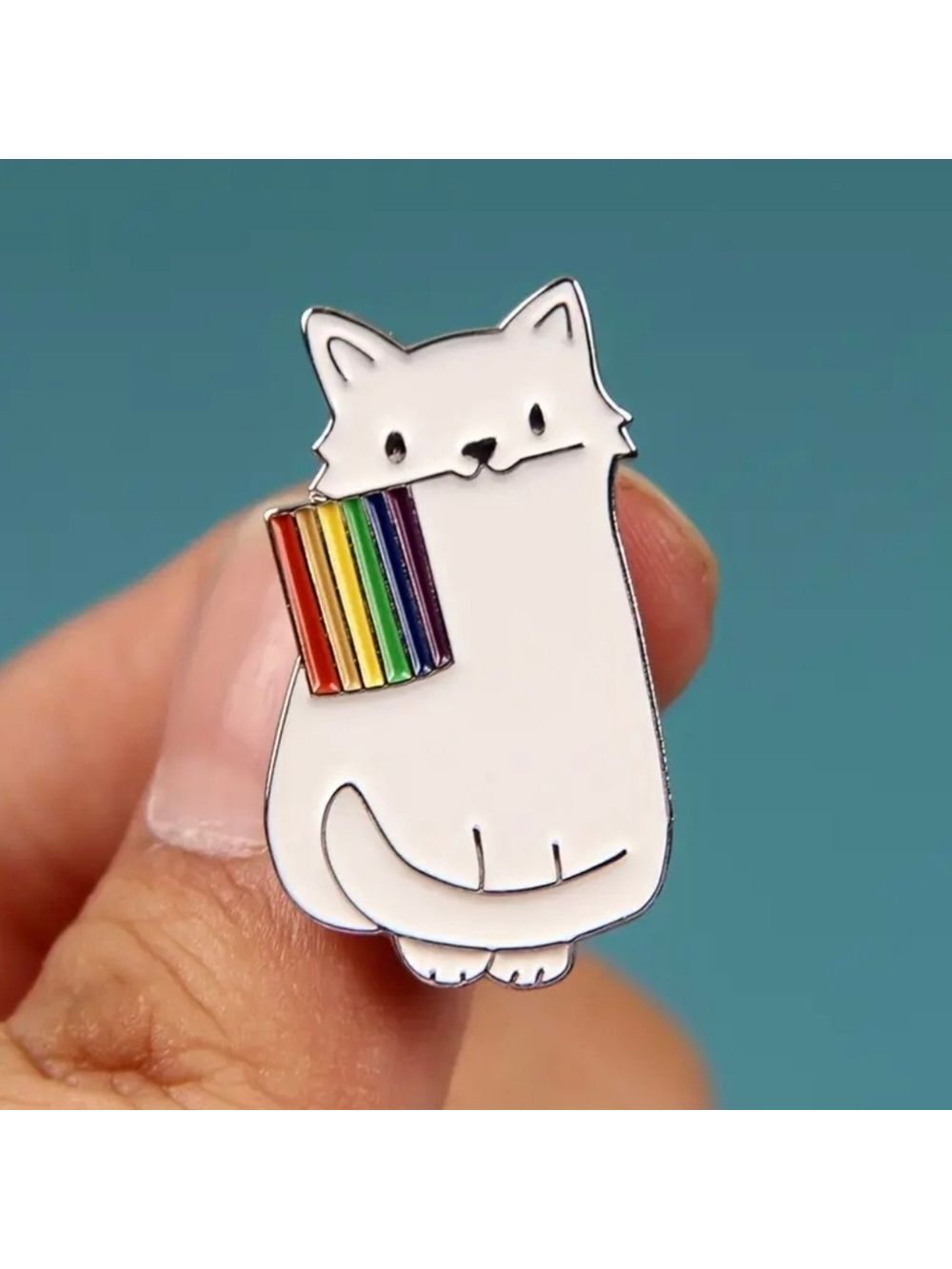 💐3 For $15💐🌈White Rainbow Cat